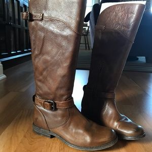 FRYE Women PHILLIP Riding Knee High Leather Boots